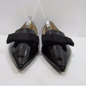 Jimmy Choo Alina 37.5/7.5 US BLACK Patent Leather